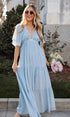 Dusty Blue Maxi Dress