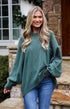 green Oversized Sweater