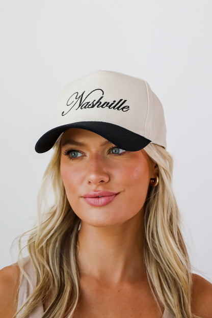 Nashville Script Color Block Hat