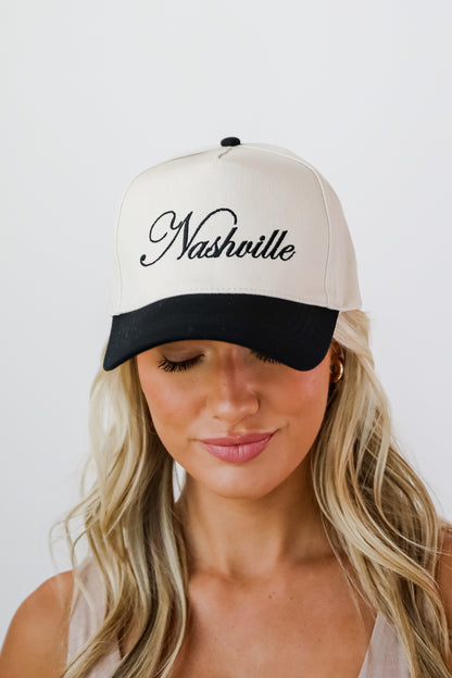 Nashville Script Color Block Hat