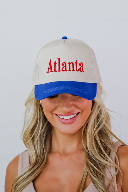 Atlanta Color Block Embroidered Hat