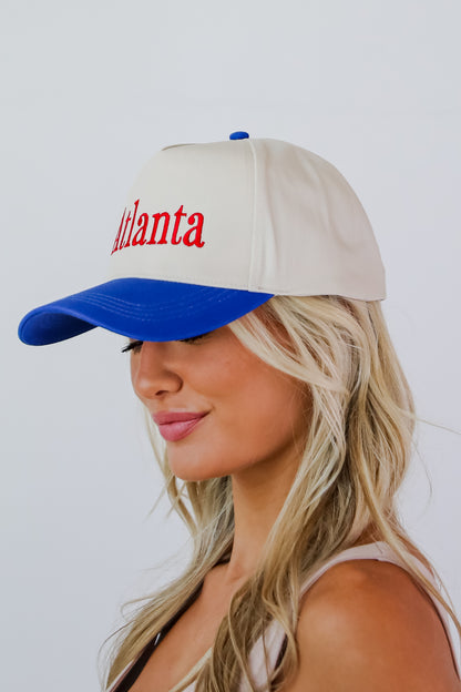 Atlanta Color Block Embroidered Hat