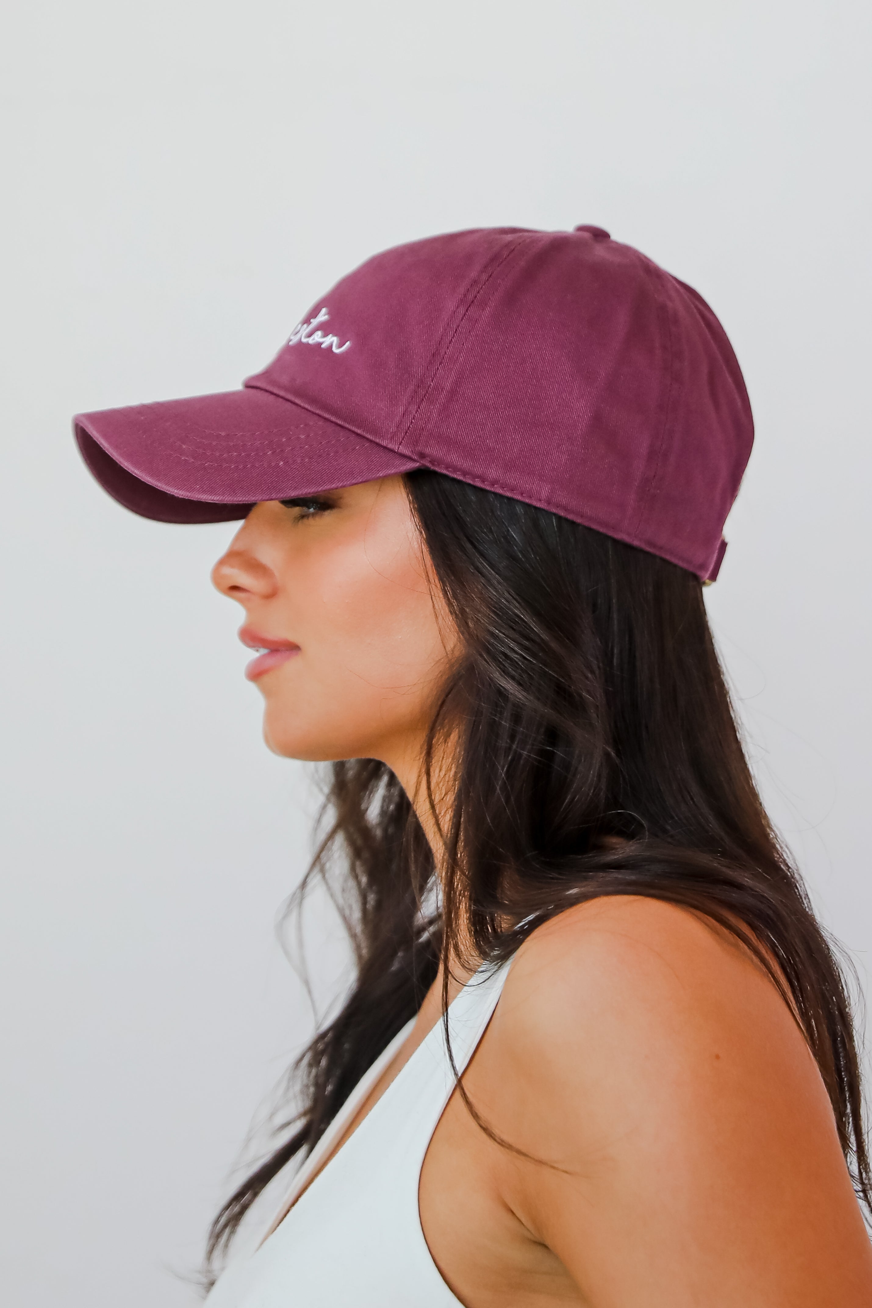 Charleston Script Embroidered Hat