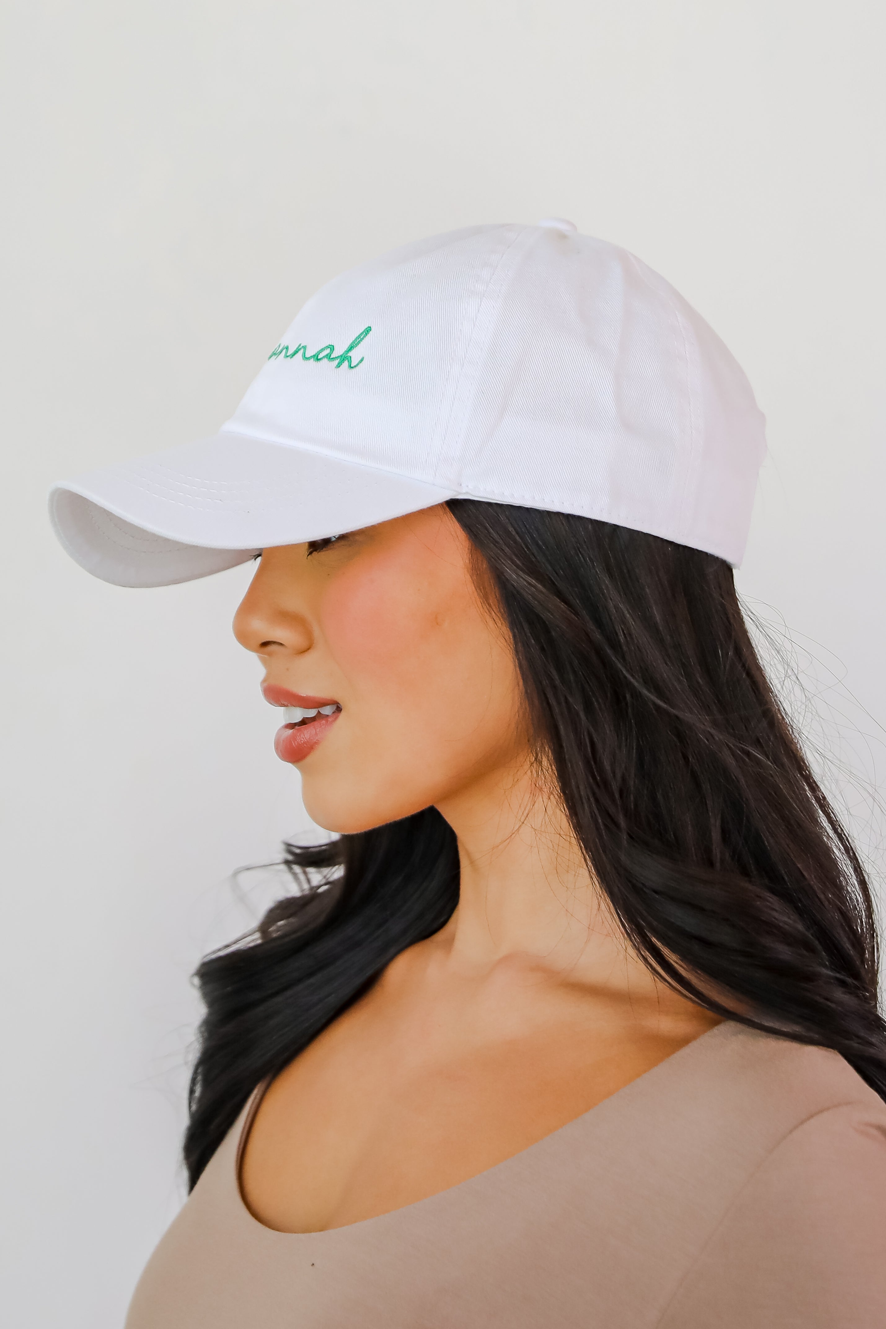 Savannah Script Embroidered Hat