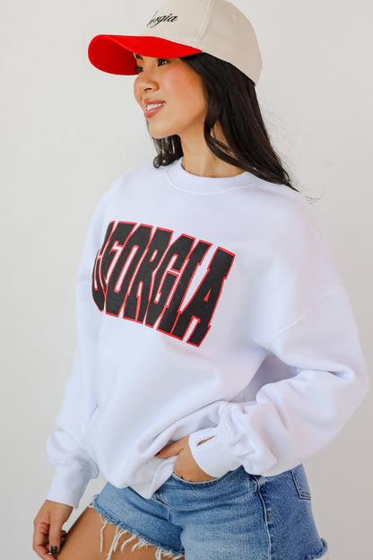 White Georgia Sweatshirt