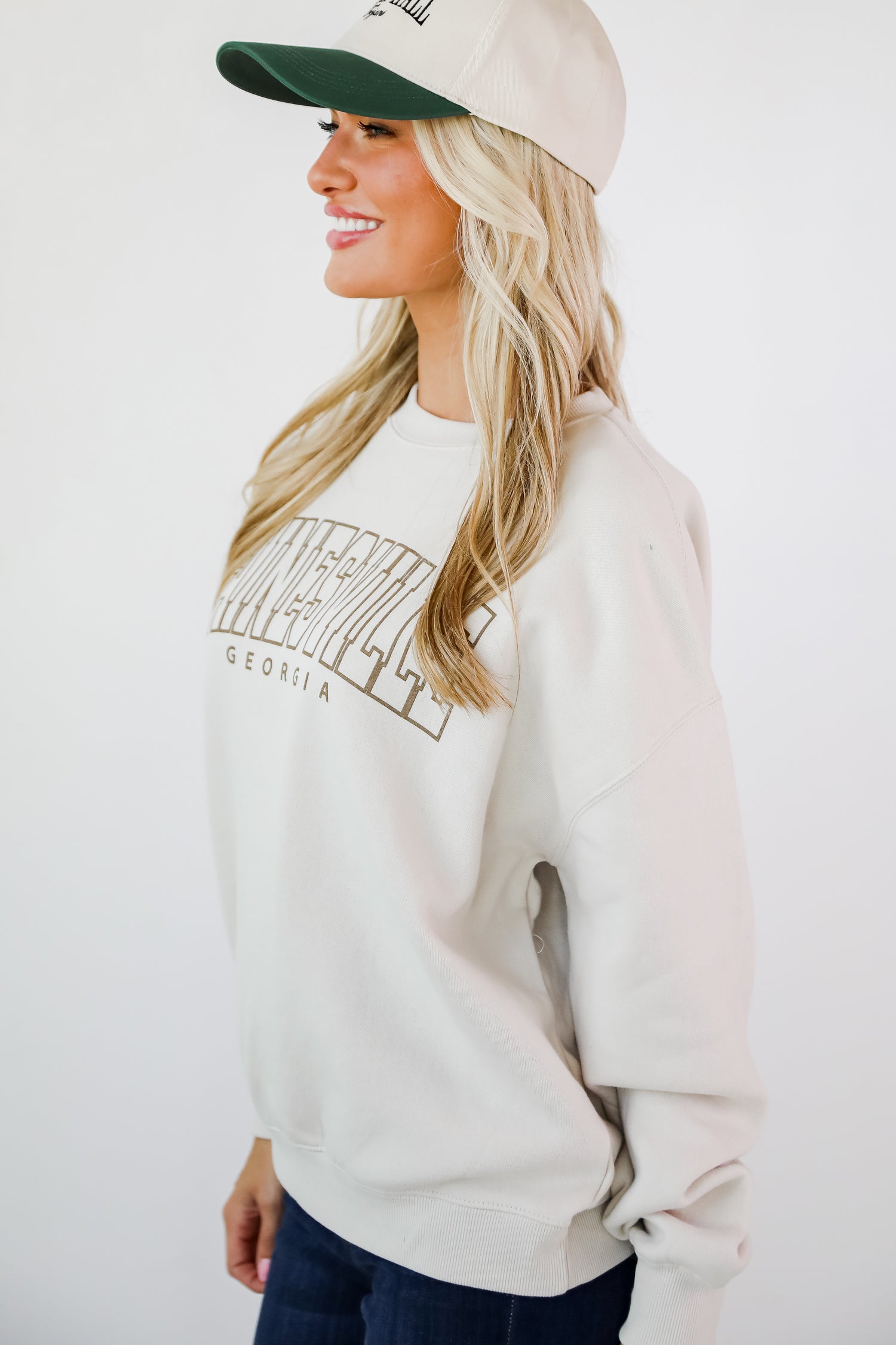 Beige Gainesville Georgia Sweatshirt