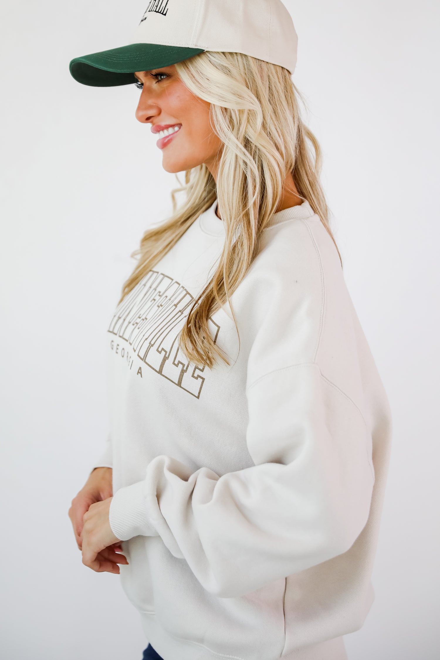 Beige Gainesville Georgia Sweatshirt