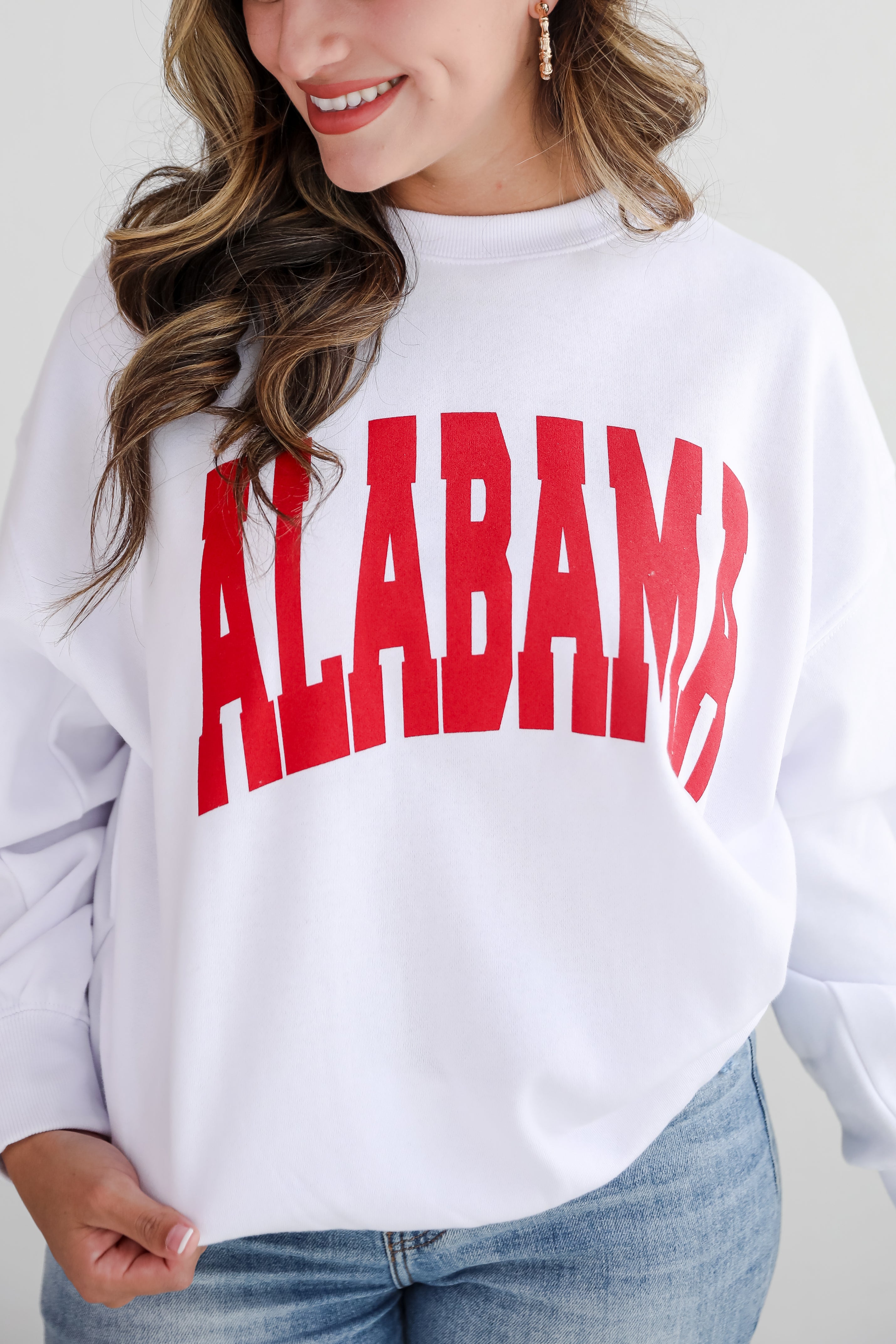 White Alabama Sweatshirt