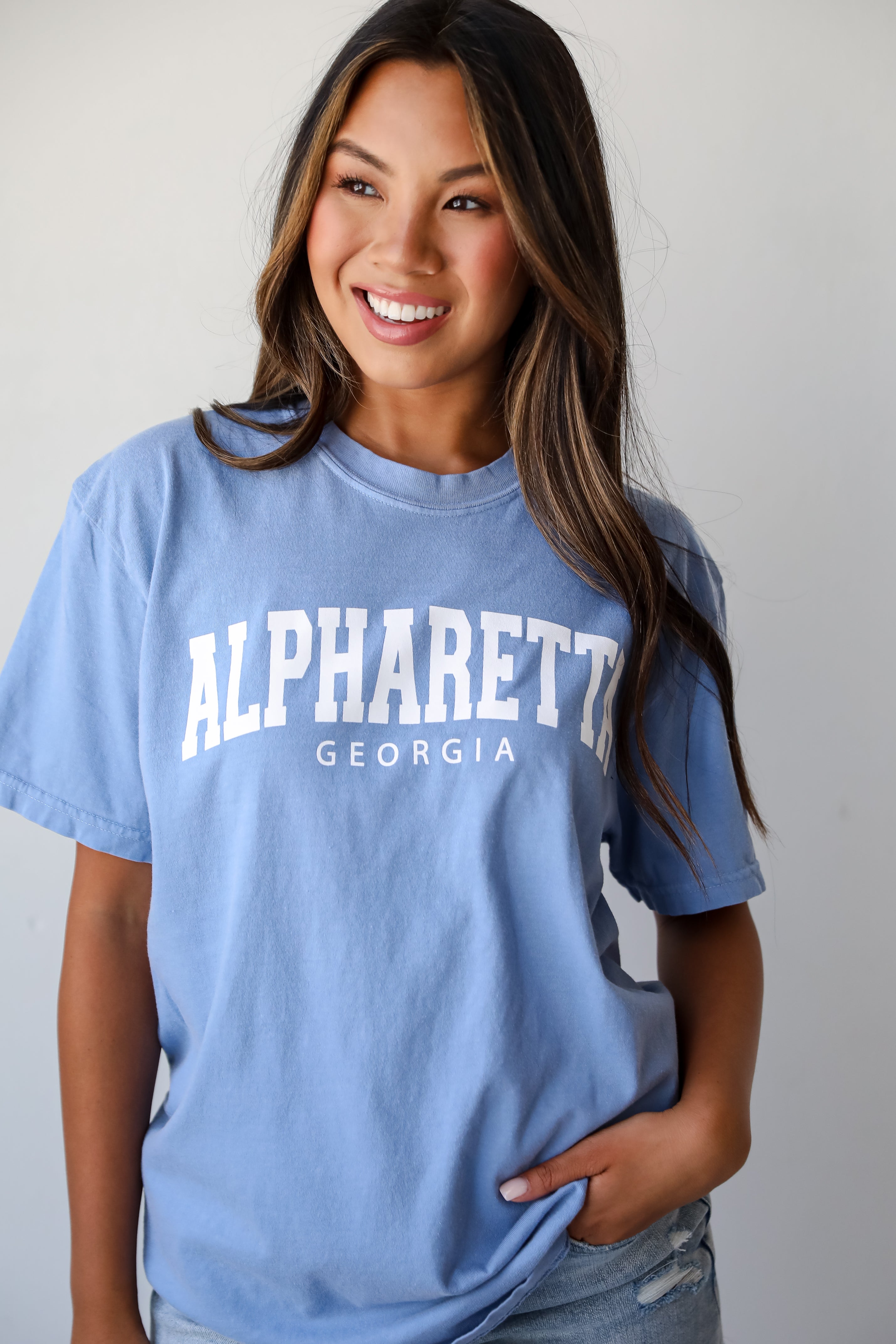 Light Blue Alpharetta Georgia Tee