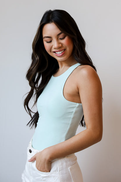 mint basic Bodysuit