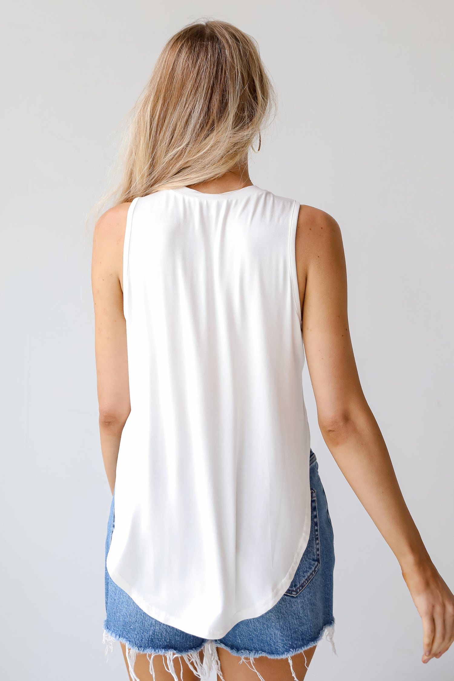 womens white Tank