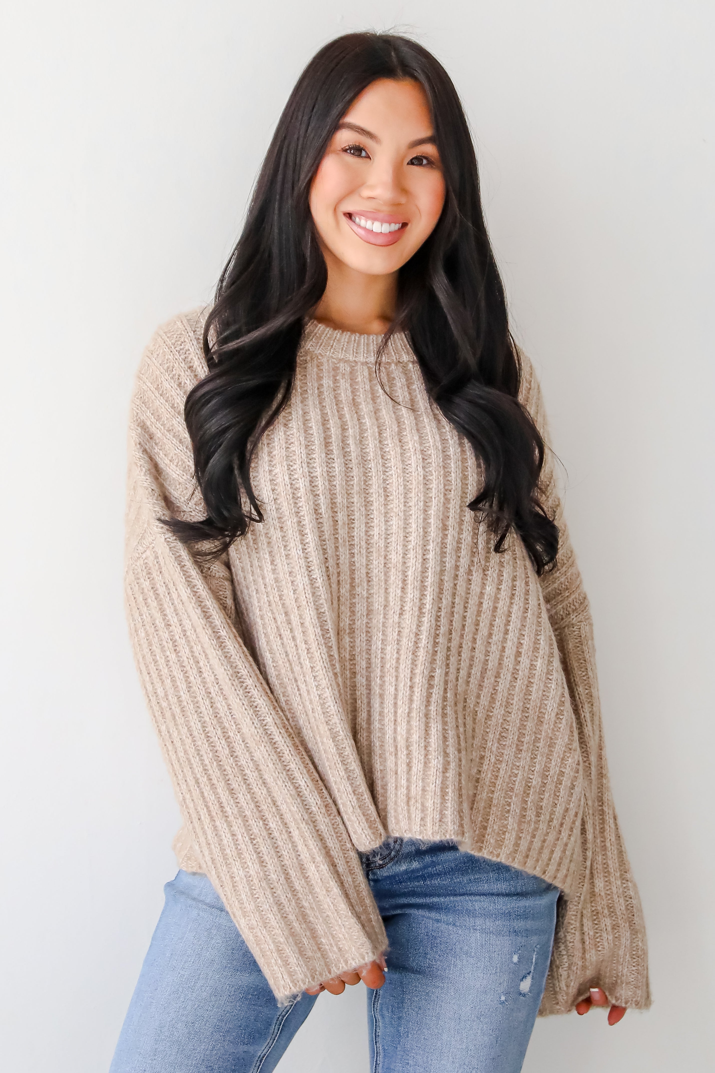 Charmed Crush Beige Sweater