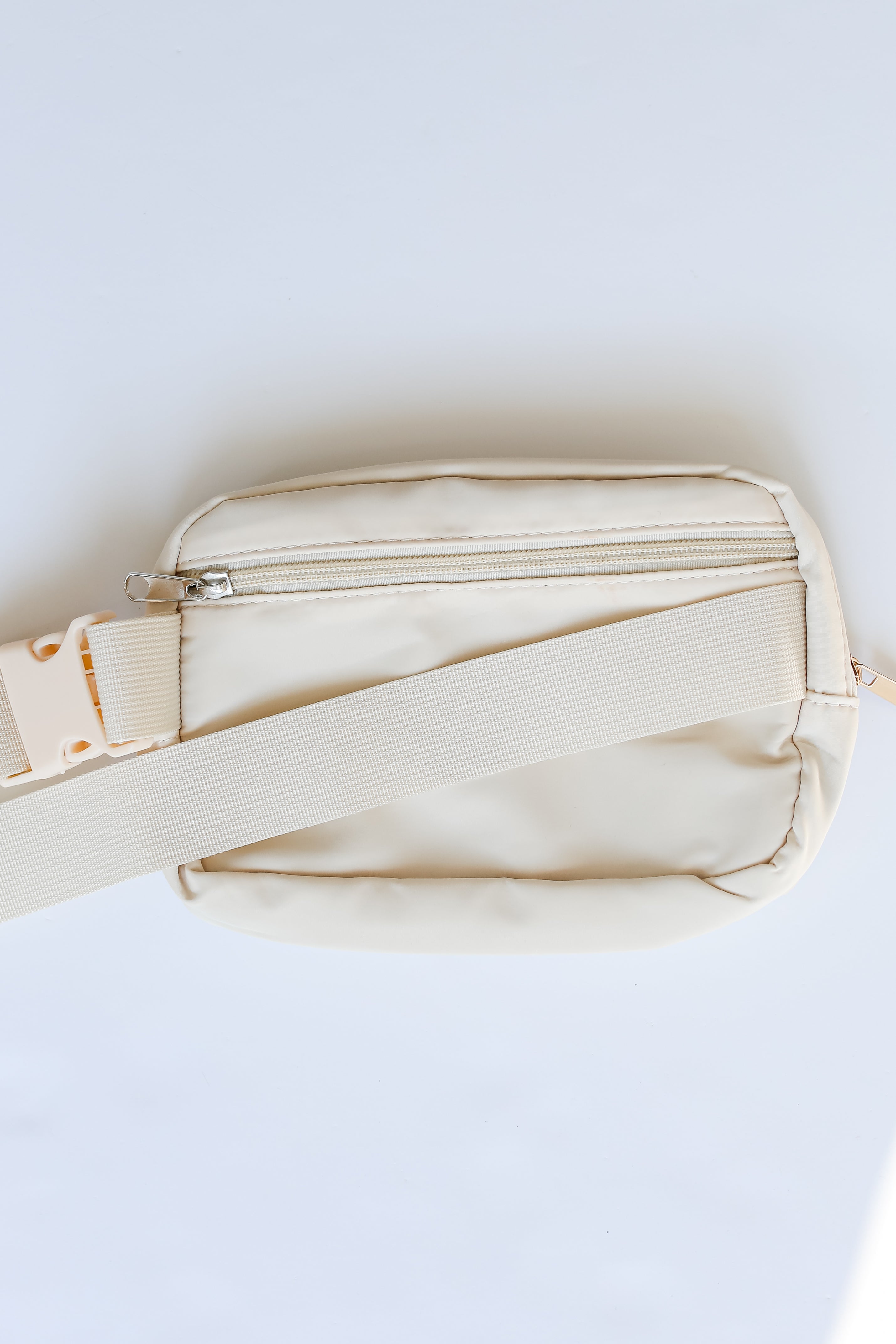 cream Belt Bag back view