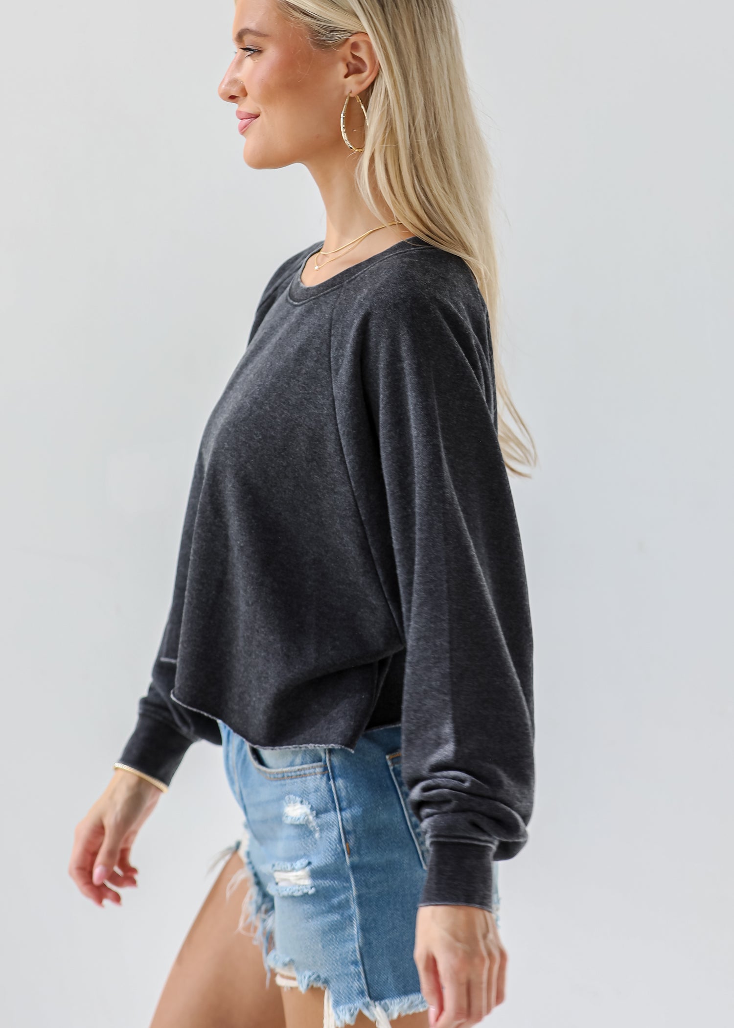 Coveted Ease Cropped Pullover