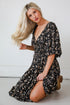 Meet For Tea Black Floral Maxi Dress