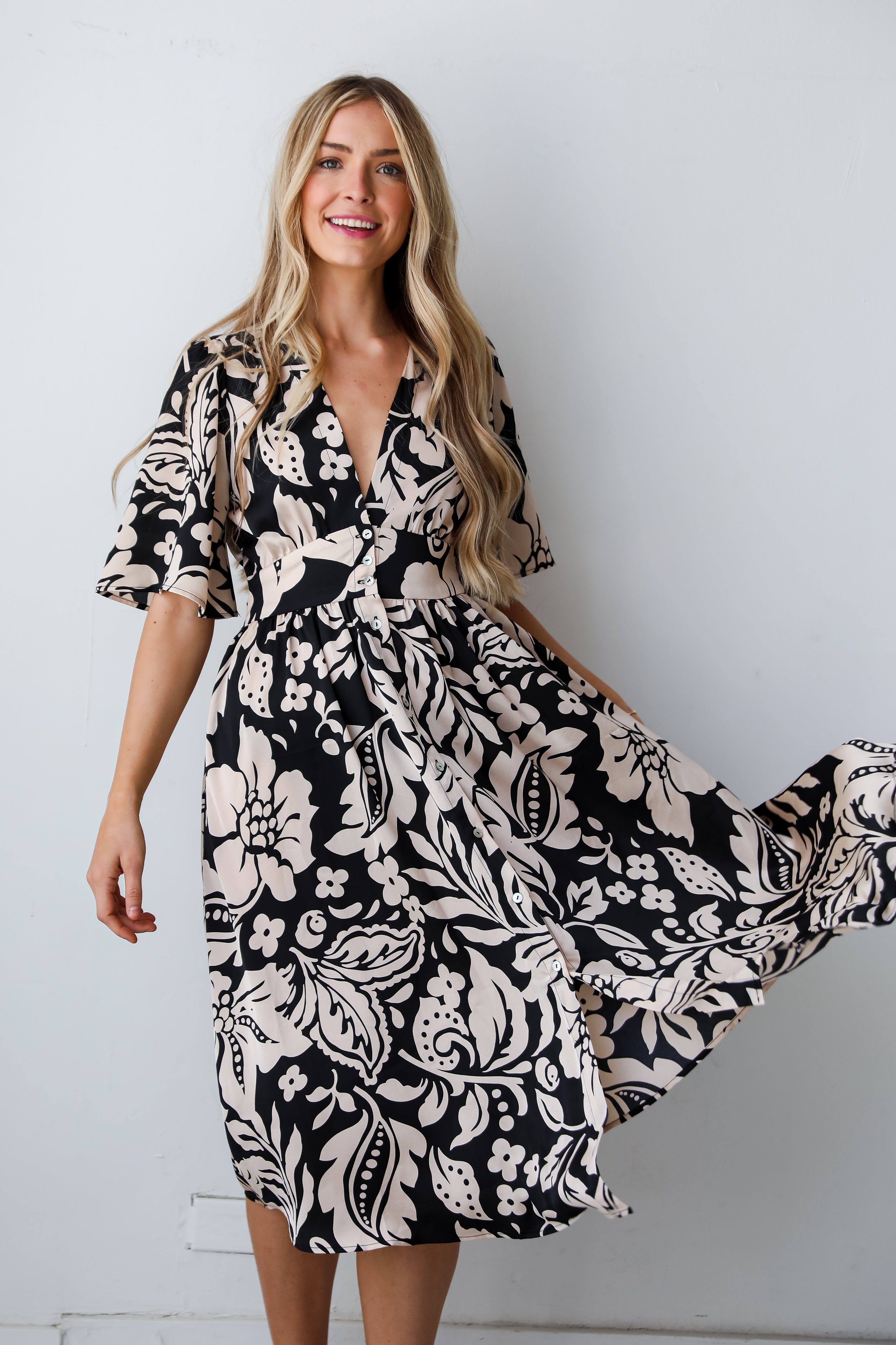 womens floral dresses