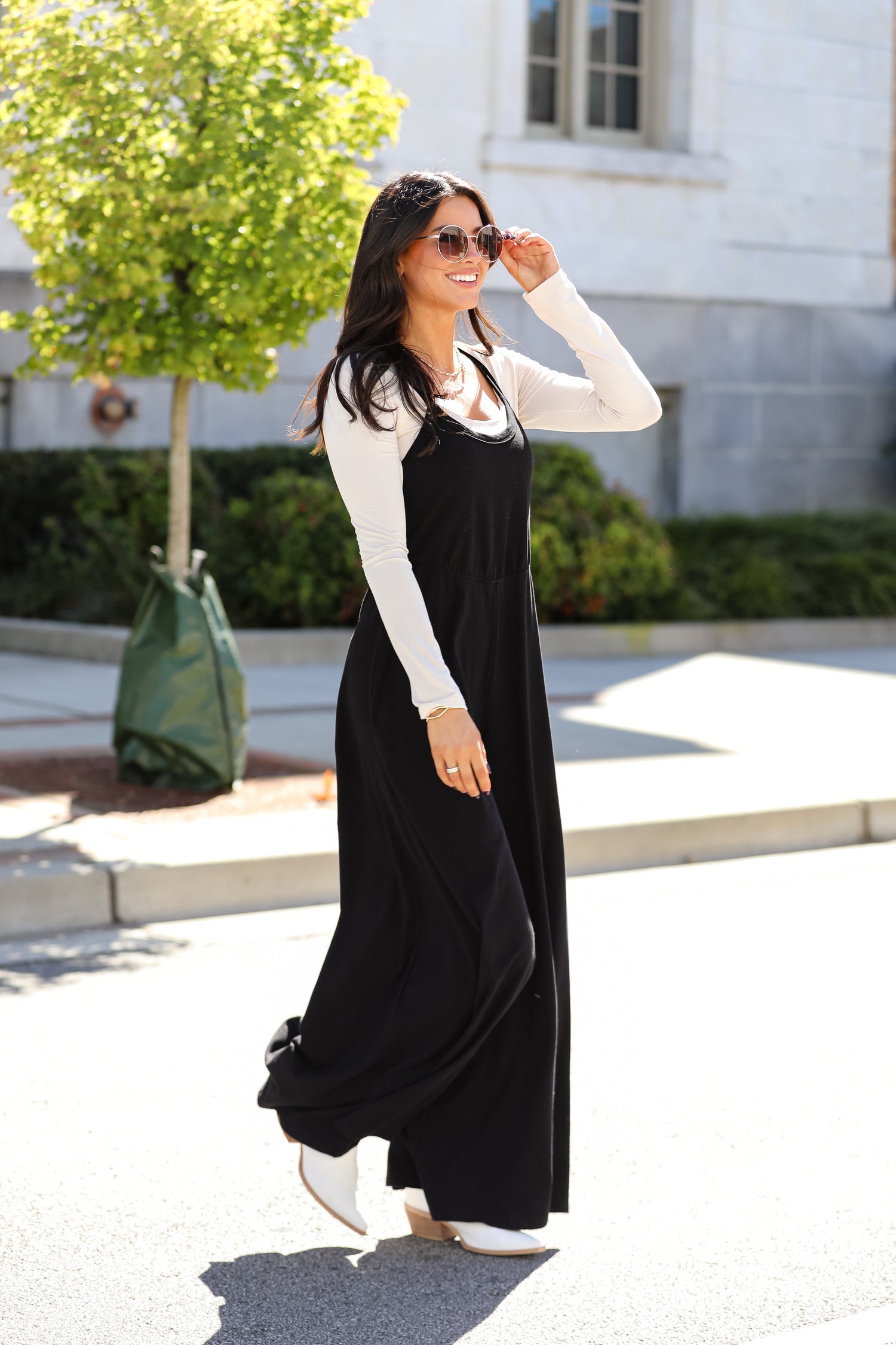 Irresistible Feelings Black Wide Leg Jumpsuit