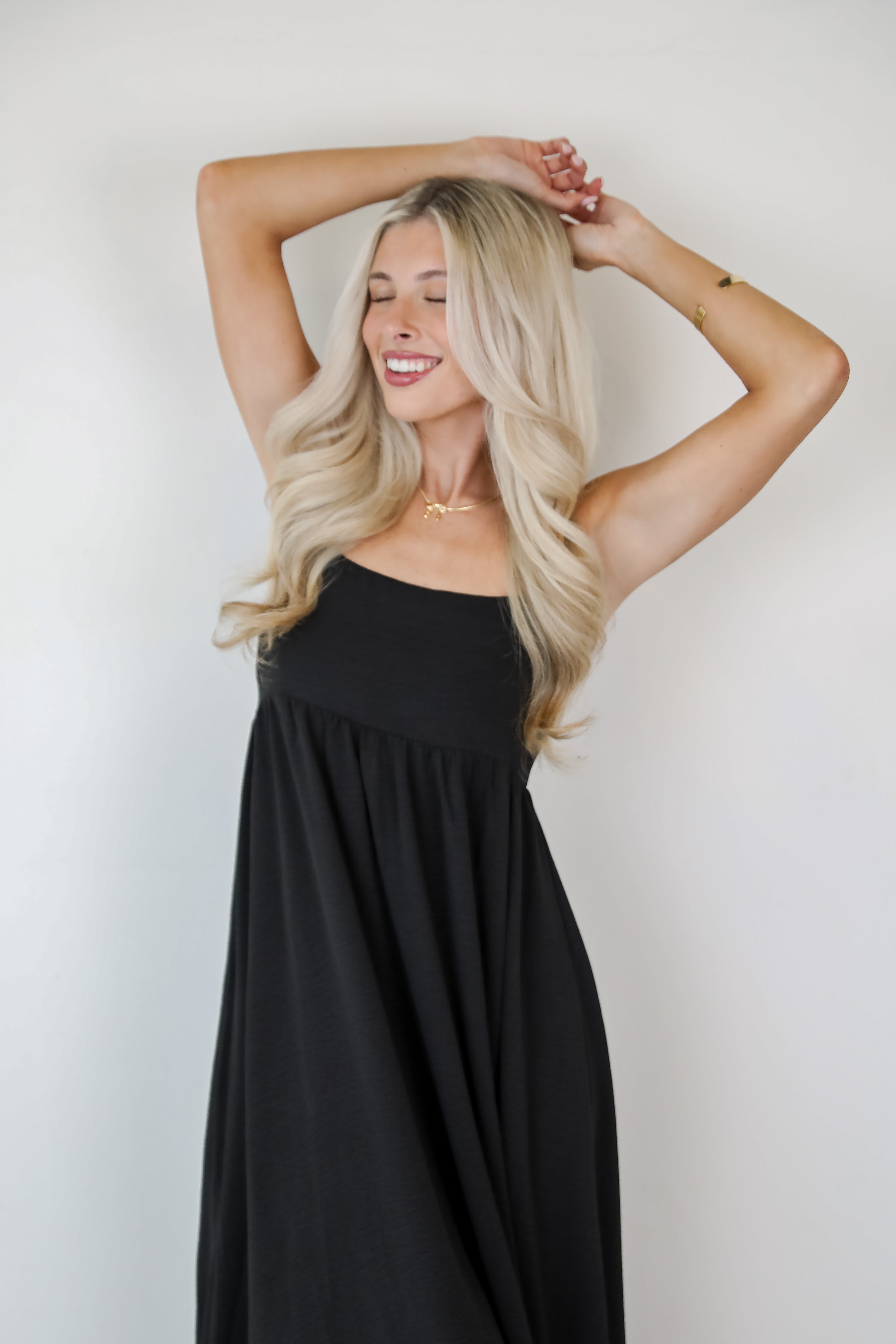 Your Only Darling Black Maxi Dress