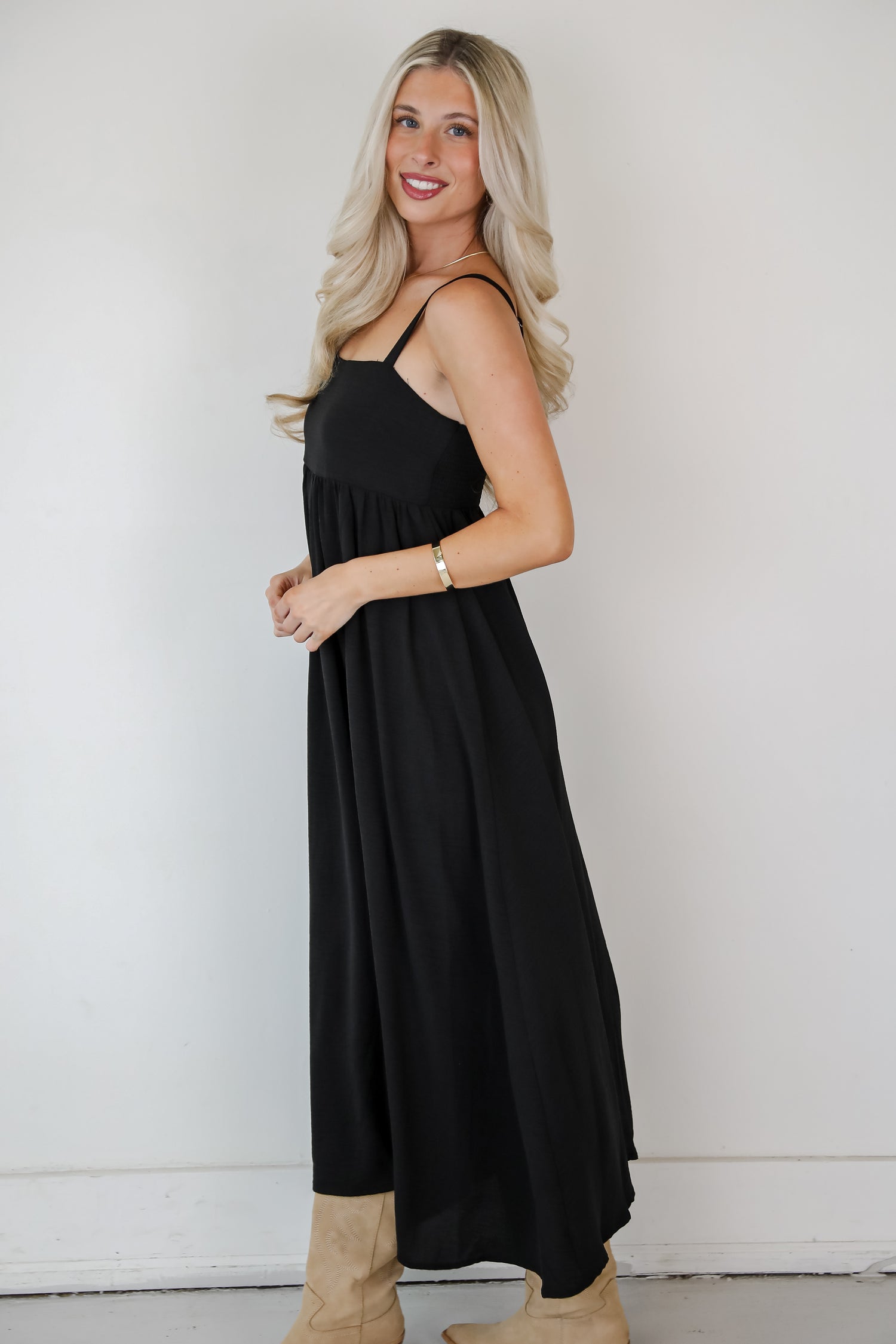 Your Only Darling Black Maxi Dress