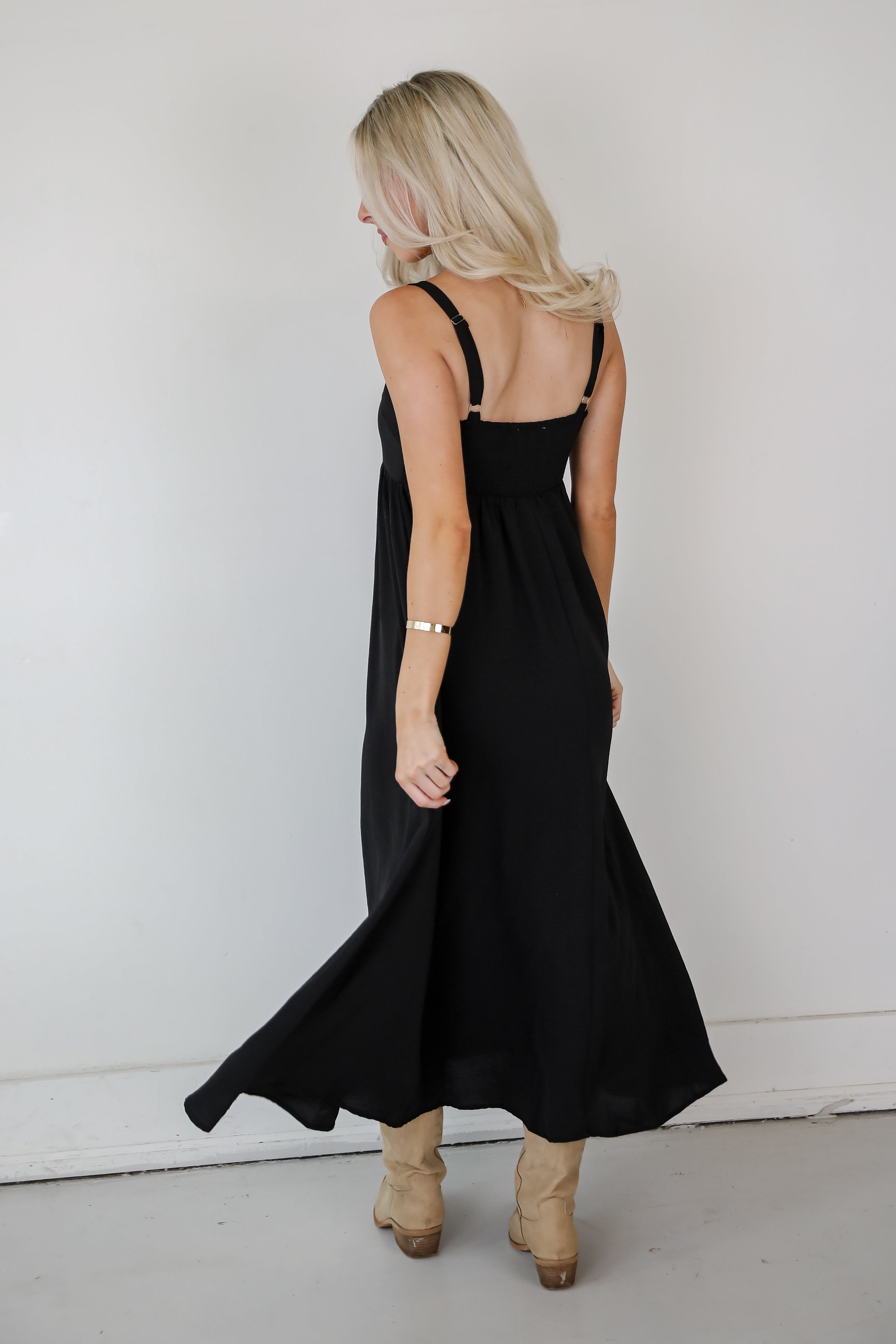 Your Only Darling Black Maxi Dress