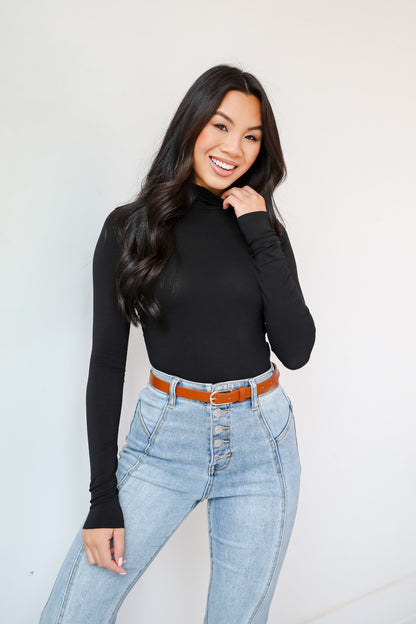 Kennedy Everyday Mock Neck Bodysuit