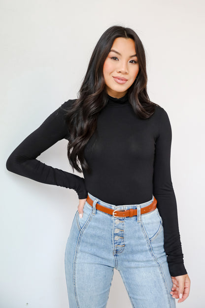 Kennedy Everyday Mock Neck Bodysuit