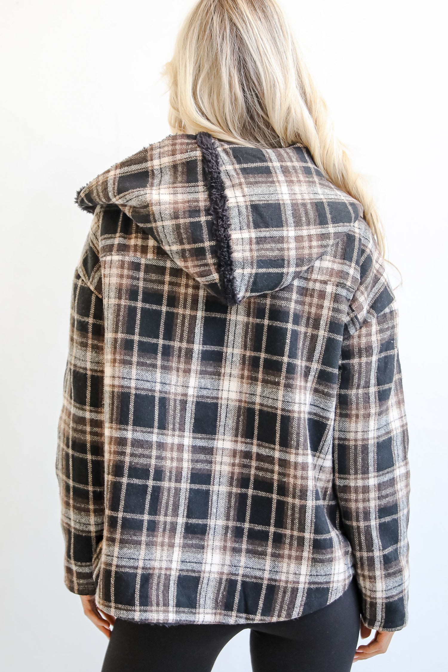 Perfected Comfort Reversible Sherpa Plaid Jacket