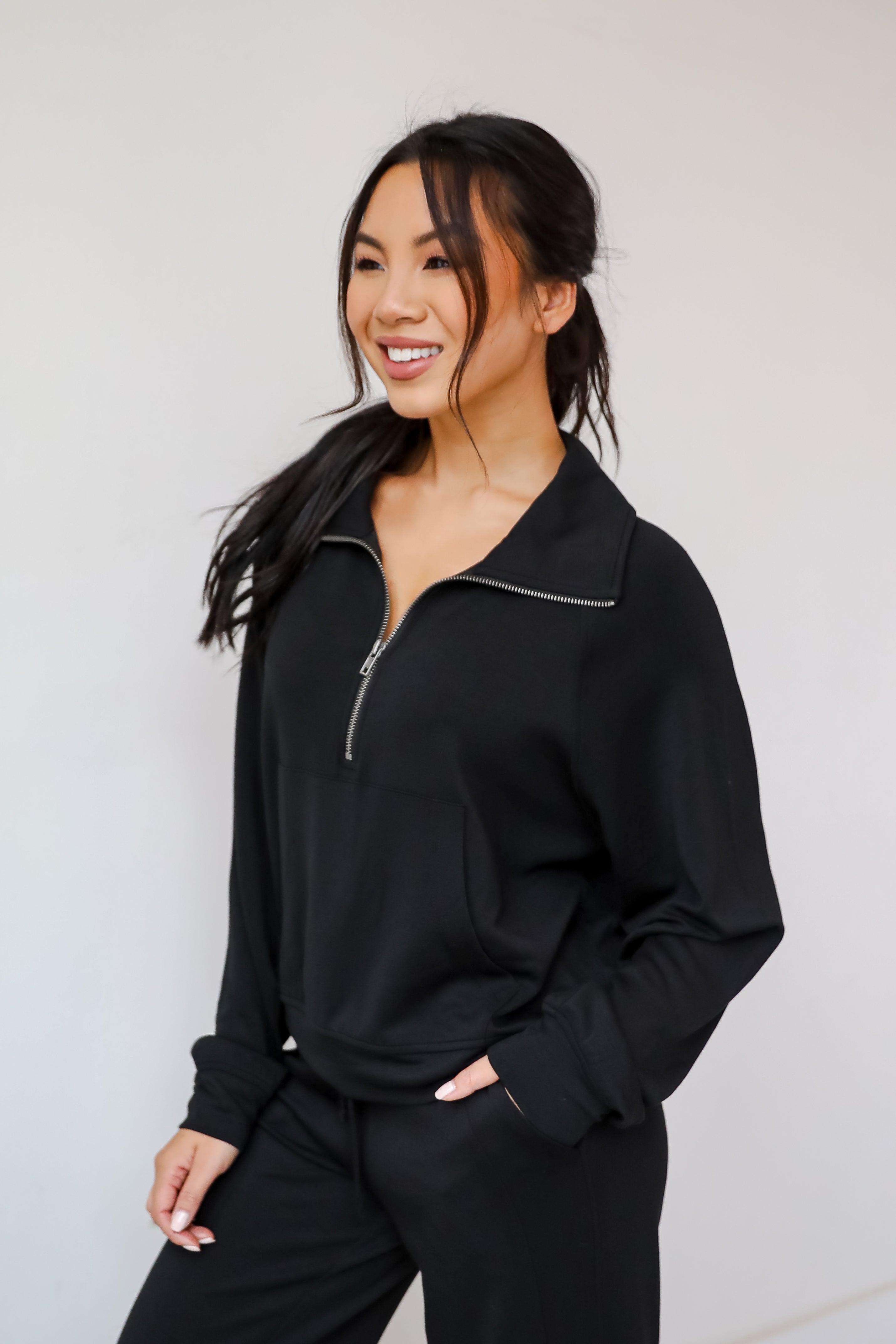 Essential Comfort Quarter Zip Pullover