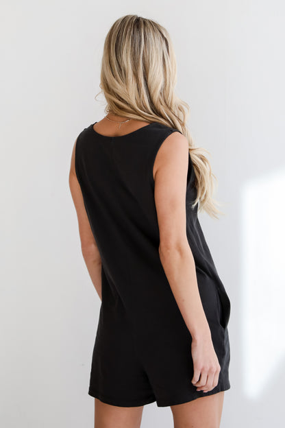 Black Romper for women