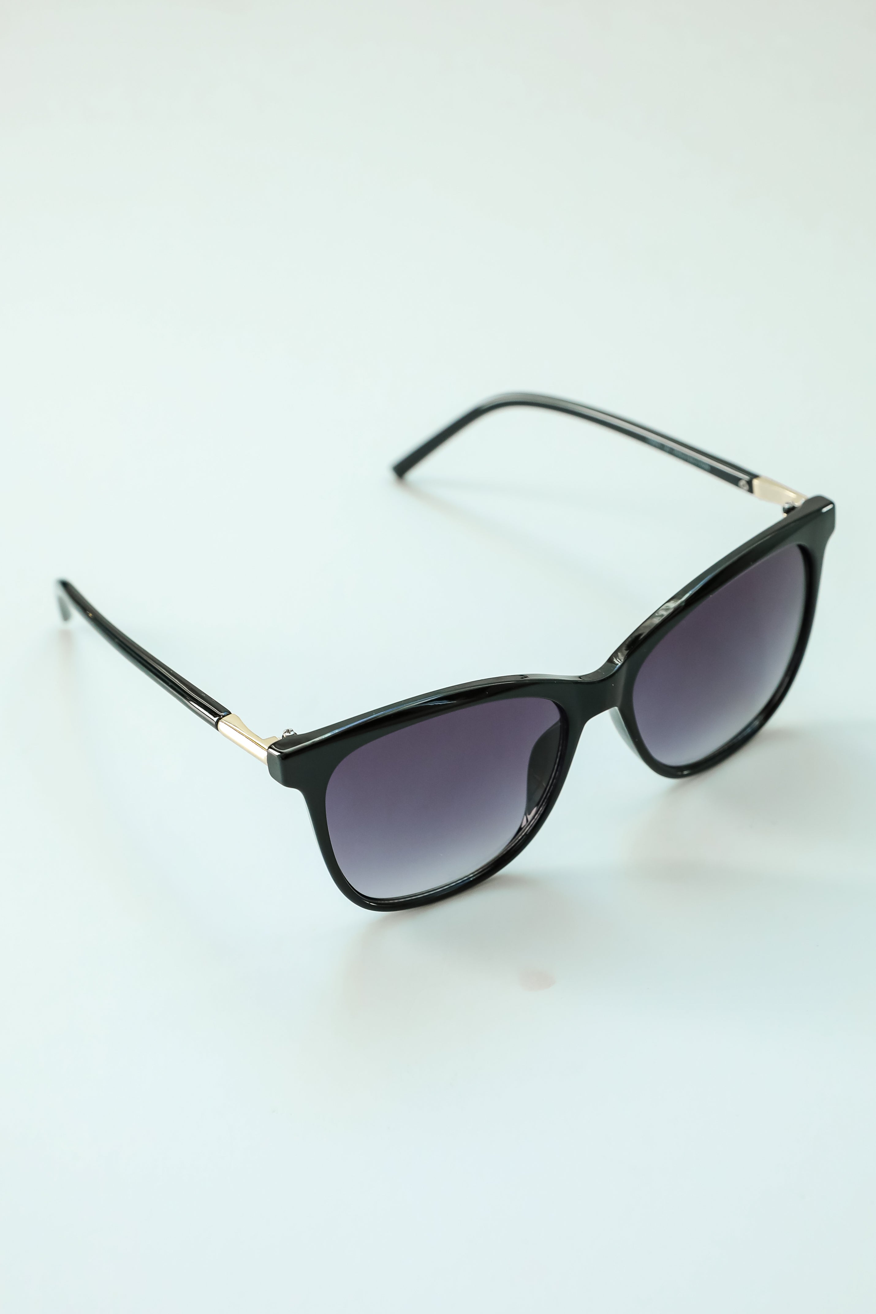 Trendsetting Take Black Round Sunglasses