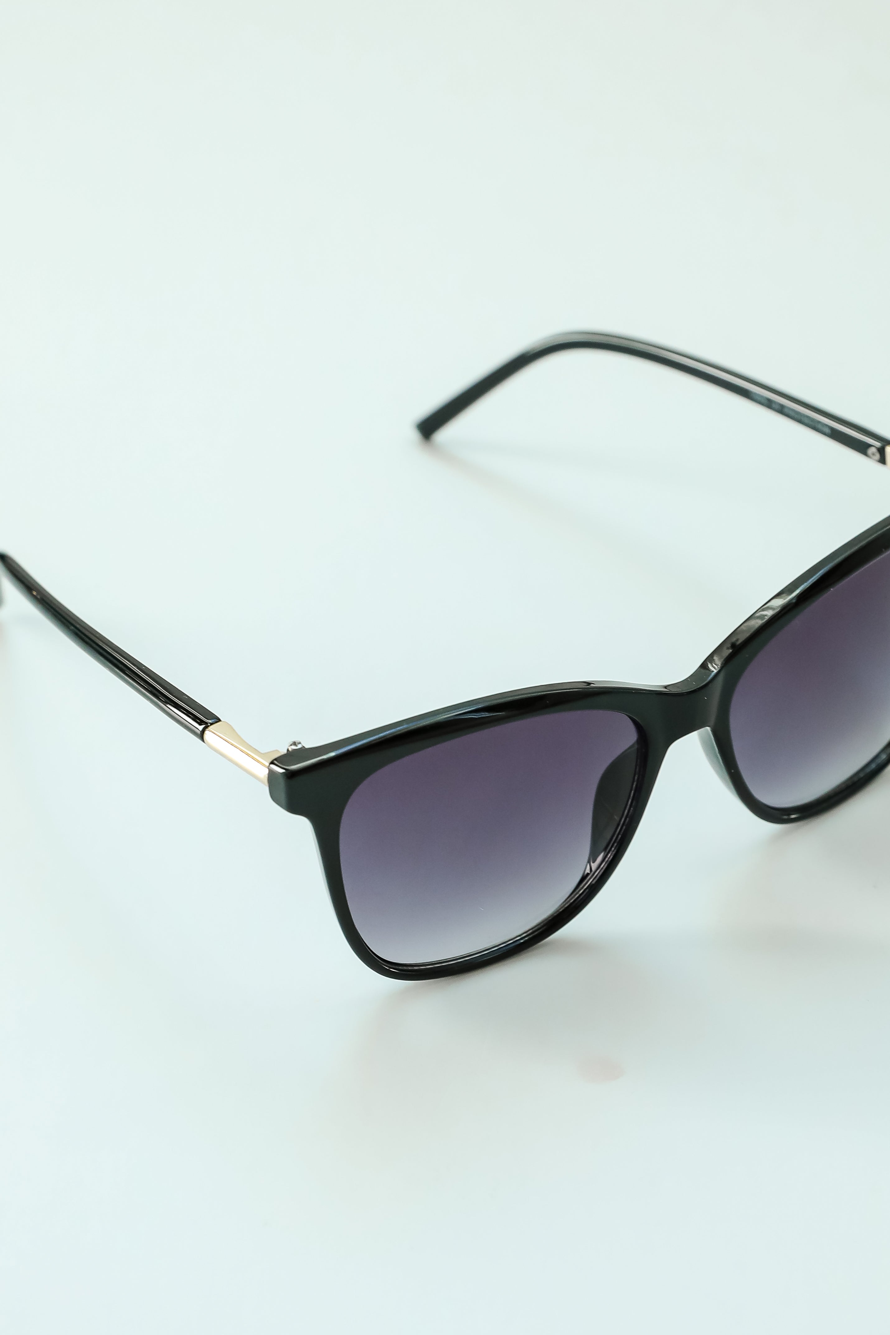 Trendsetting Take Black Round Sunglasses