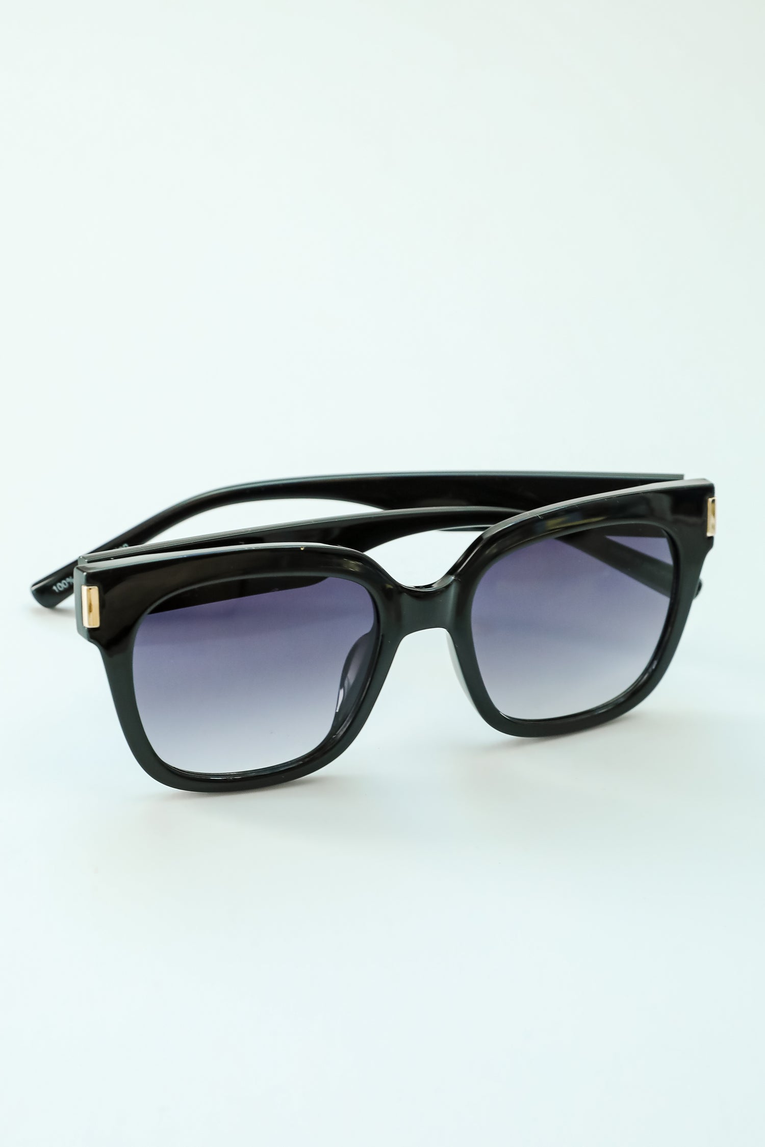 Icon Ready Black Square Sunglasses