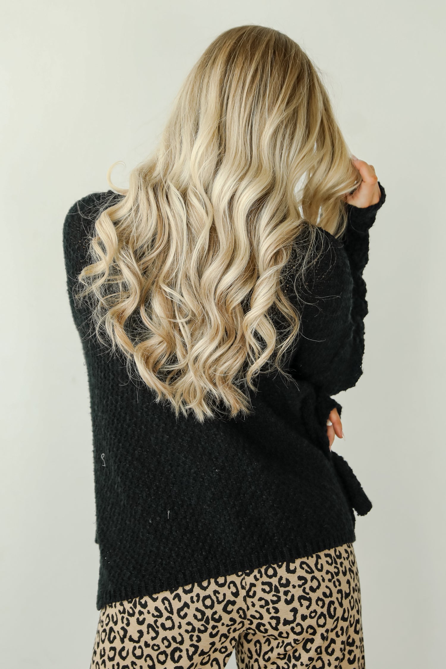 Cherished Crush Black Sweater