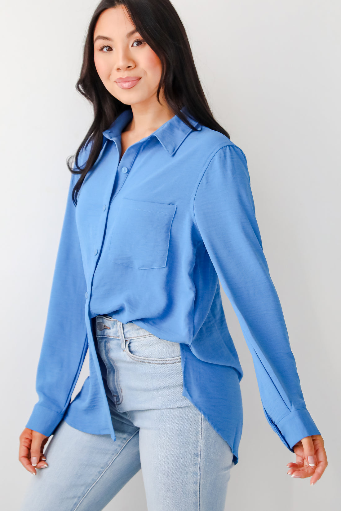 Perfected Sophistication Button-Up Blouse