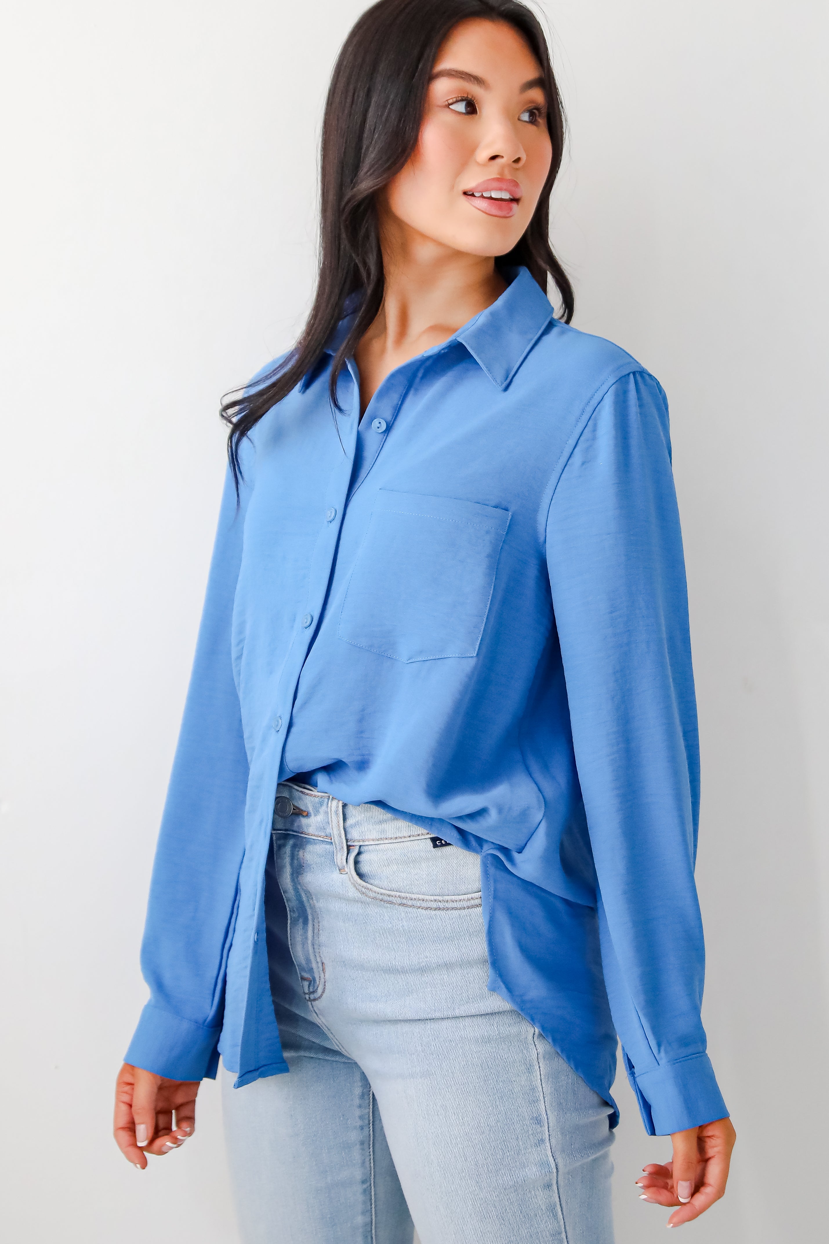 Perfected Sophistication Button-Up Blouse