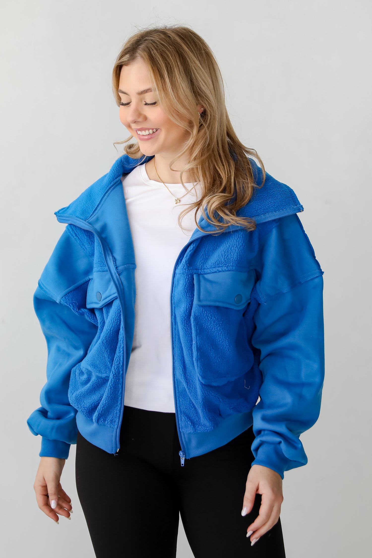 Amazing Comfort Fleece Bomber Jacket