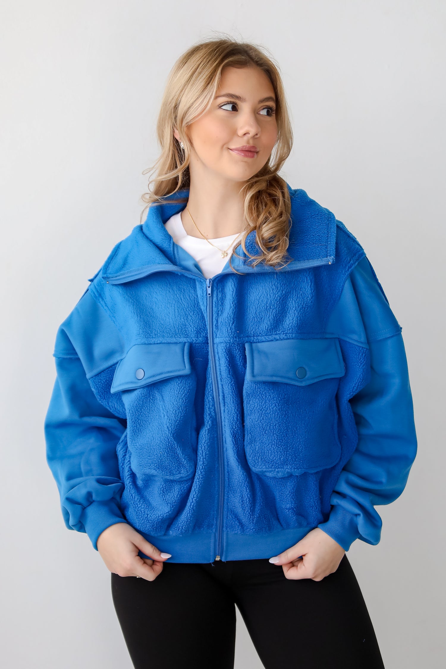 Amazing Comfort Fleece Bomber Jacket