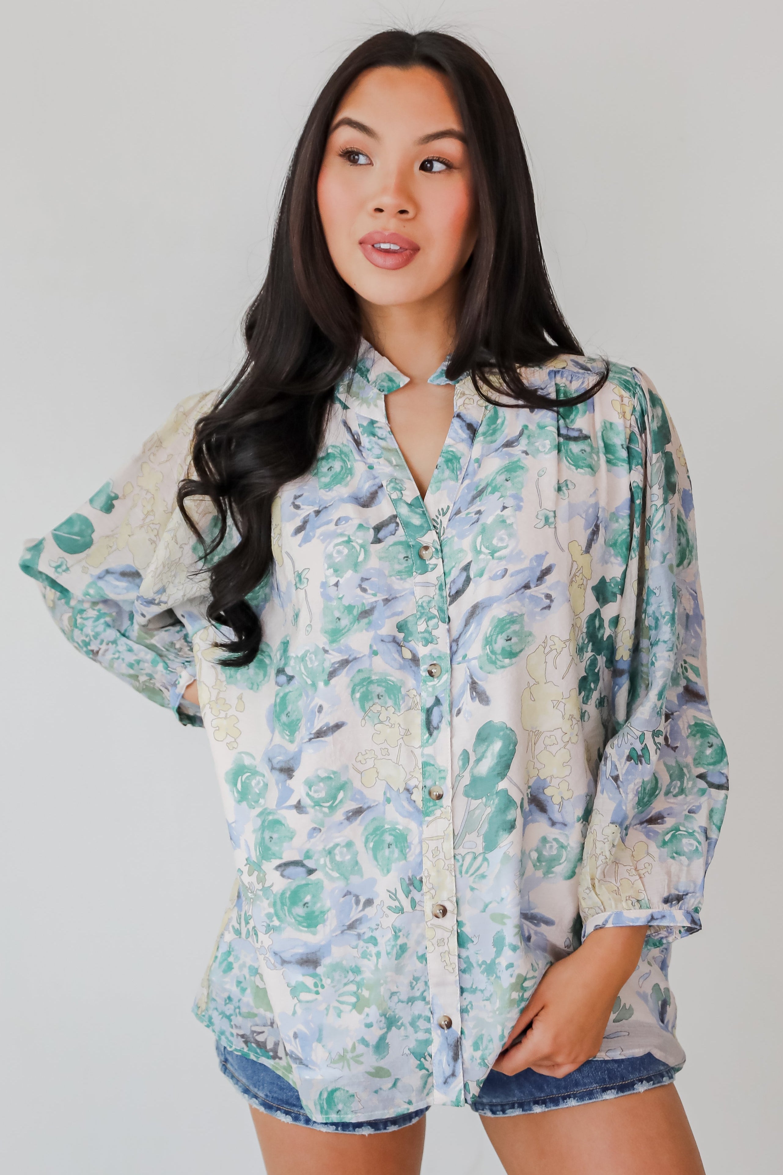 Blooming For Love Floral Blouse