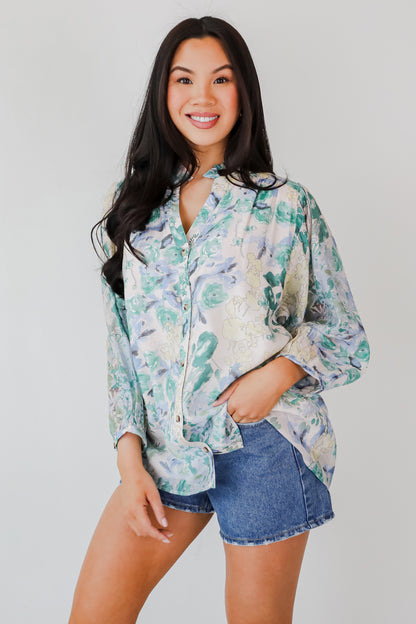 Blooming For Love Floral Blouse