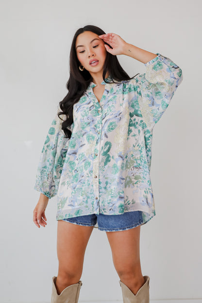 Blooming For Love Floral Blouse