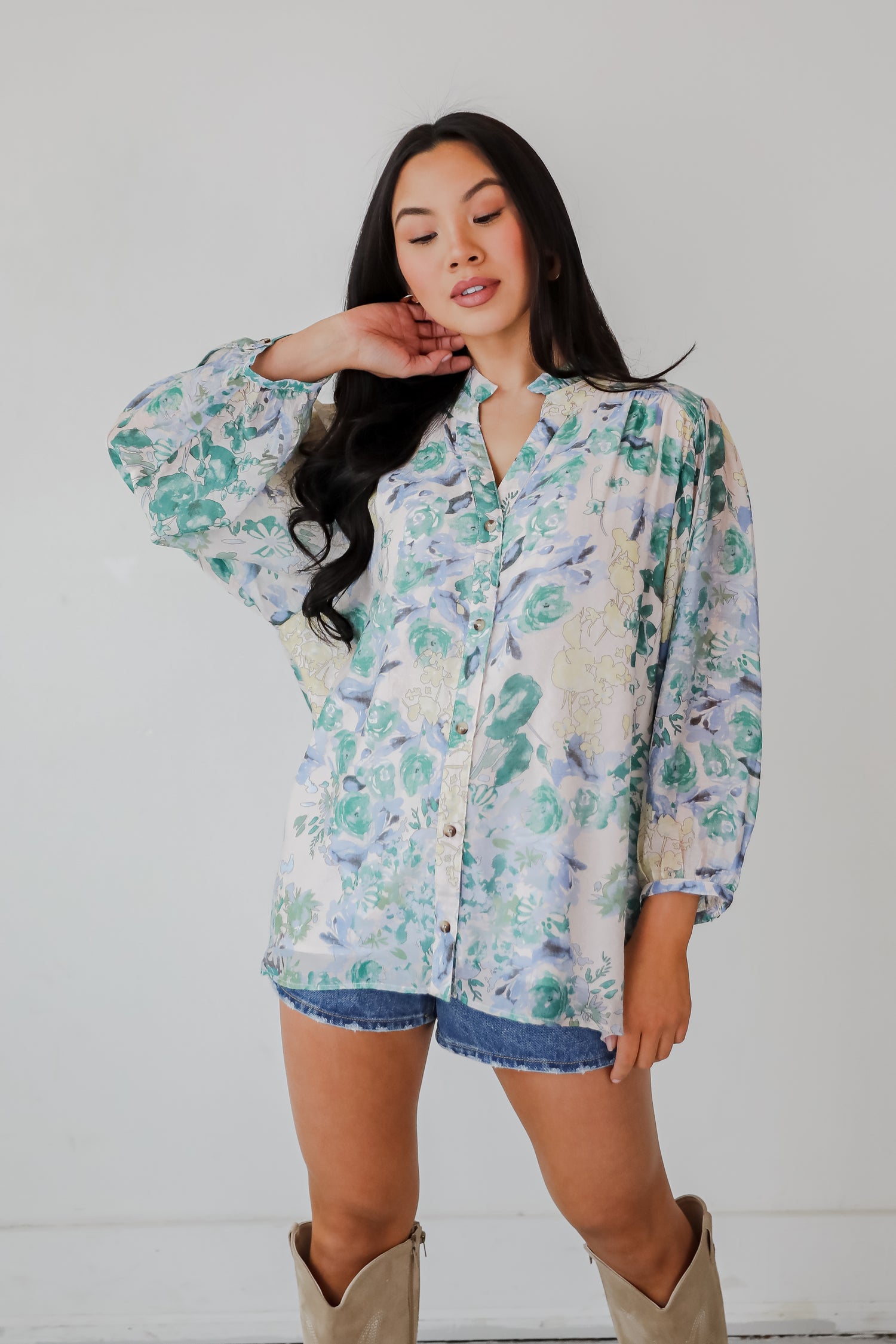 Blooming For Love Floral Blouse