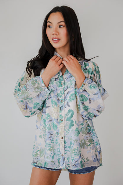 Blooming For Love Floral Blouse