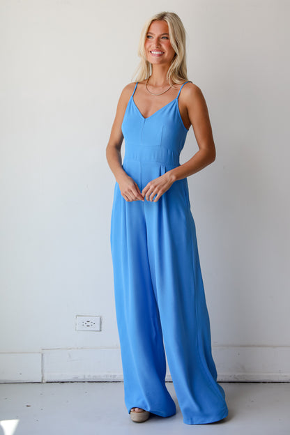 Cheerful Sweetie Blue Jumpsuit