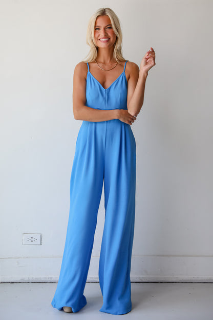 Cheerful Sweetie Blue Jumpsuit