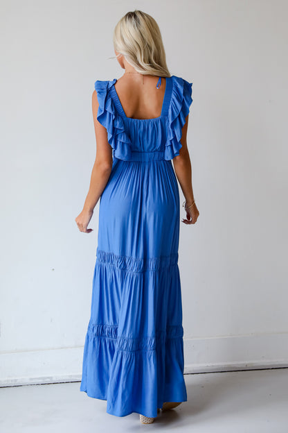 Gorgeous Occasion Blue Maxi Dress