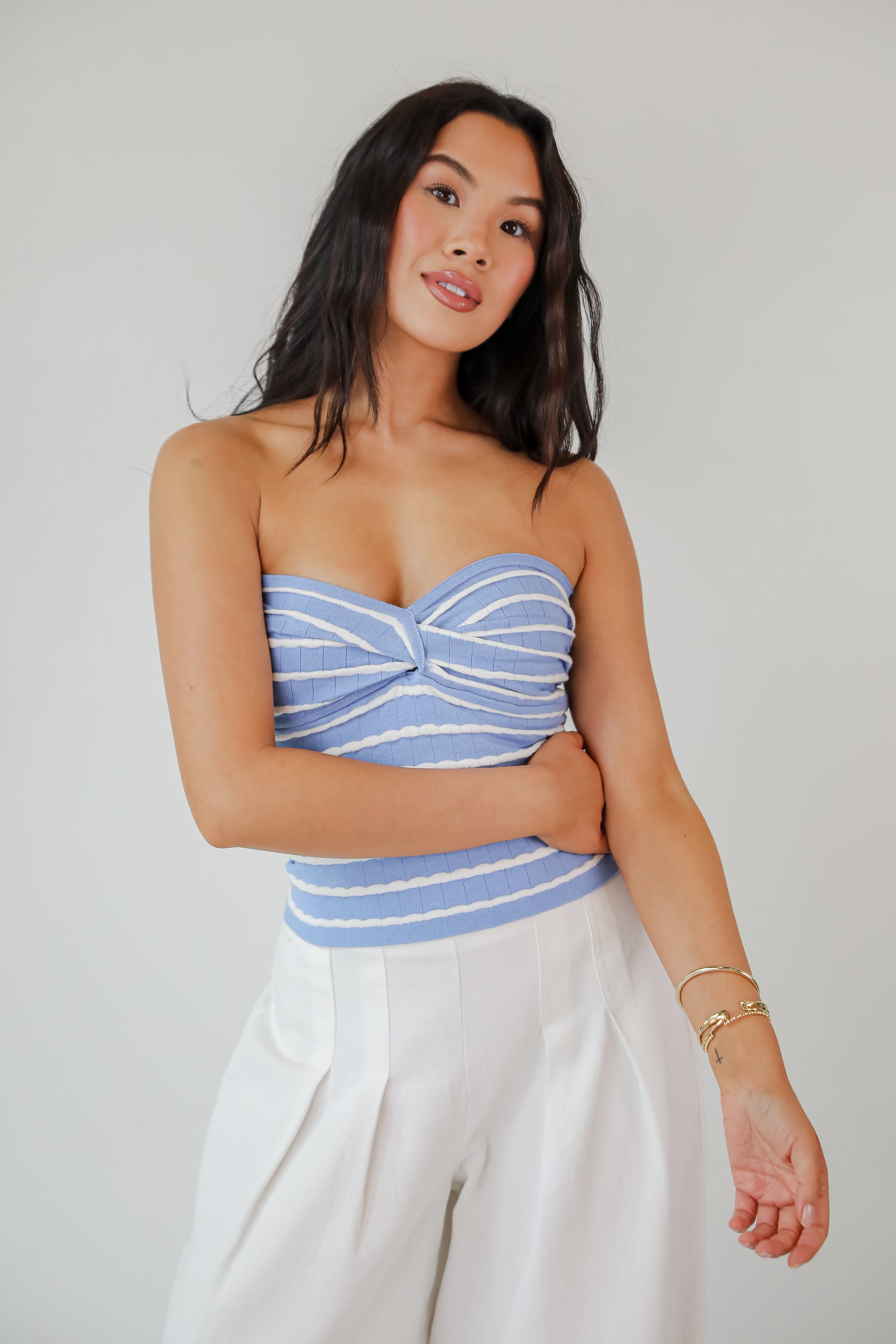 Darling Sunshine Striped Tube Top