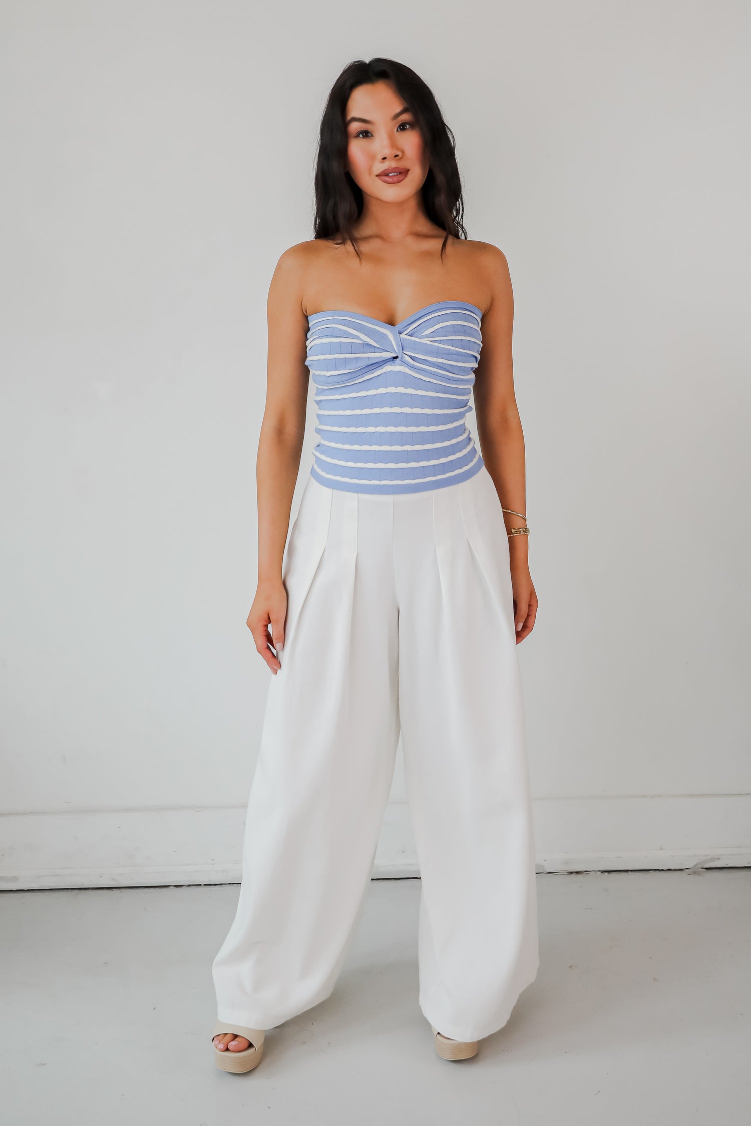 Darling Sunshine Striped Tube Top