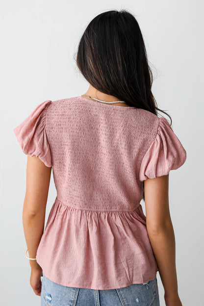 peplum blouse