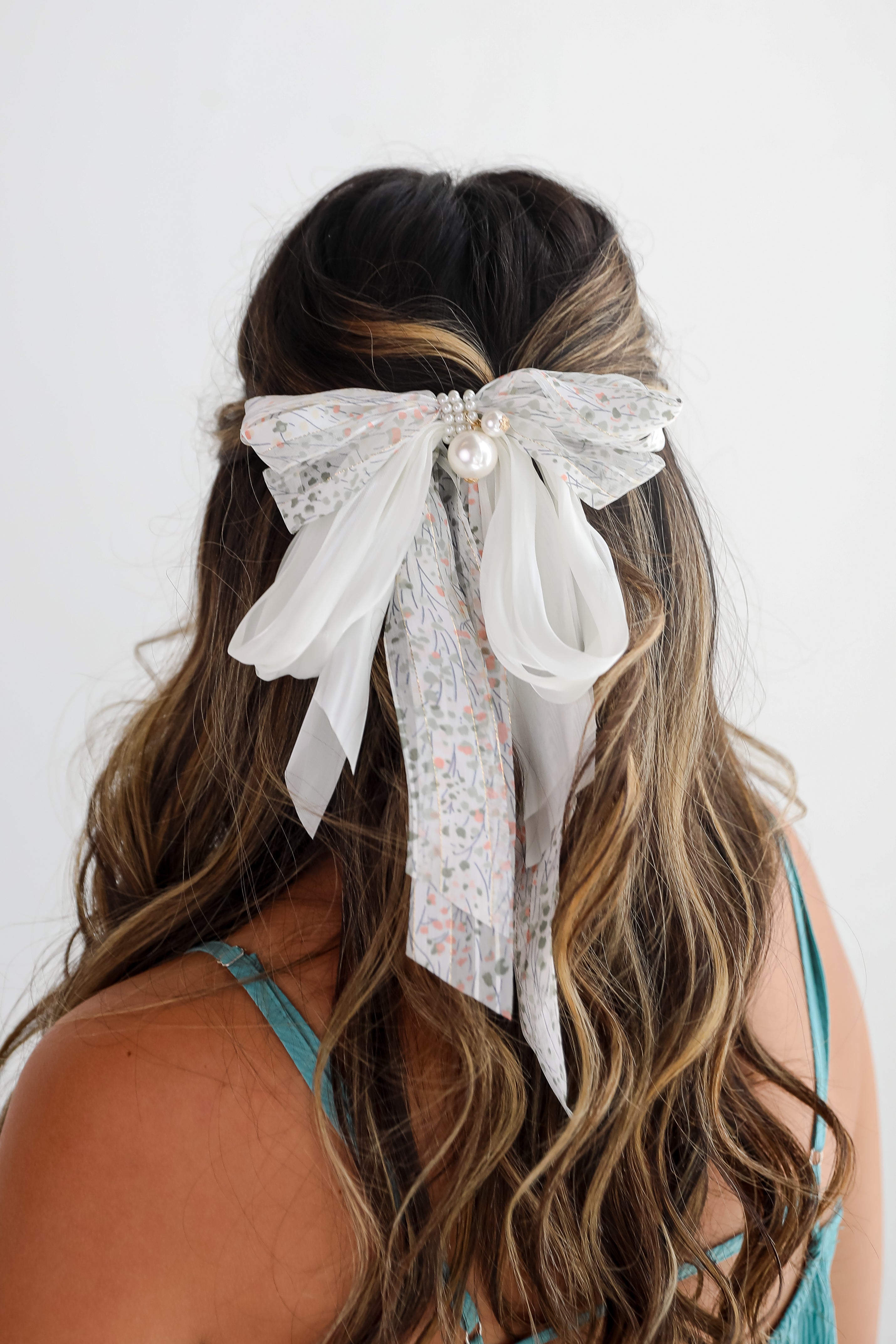 Glowing Personality Floral Bow Hair Clip