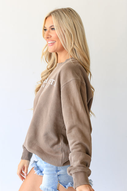 Brown Alpharetta Georgia Pullover side view